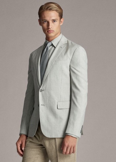 Men's Ralph Lauren Hadley Tick-Weave Blazers | 513706LQY